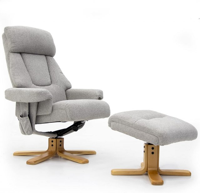 ActiLife Pillow Top Heated Massage Swivel Recliner with Footstool Model 3D .c4d .max .obj .3ds .fbx .stl .blend 
