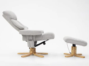 ActiLife Podgrzewany, obrotowy fotel do masażu z podn&oacute;żkiem Model 3D