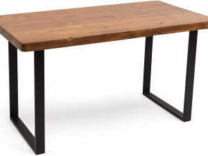 Esstisch Massivholz mit Abgerundeter Tischkante 3D Model