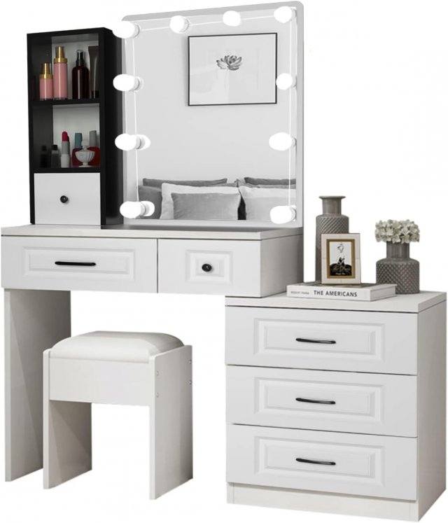 Modern Vanity Desk 3Dモデル .c4d .max .obj .3ds .fbx .stl .blend 