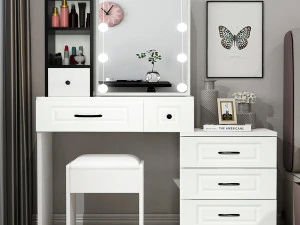Modern Vanity Desk 3D Model