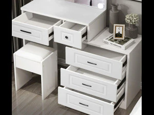Modern Vanity Desk 3D Model
