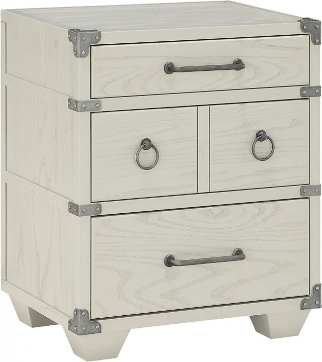 Acme Furniture Orchest Nightstand Gray 3D Model .c4d .max .obj .3ds .fbx .stl .blend 