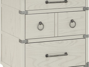Acme Furniture Orchest Nightstand Gray 3D Model