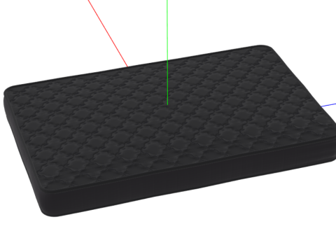 Innerspring Hybrid Twin Mattress 3Dモデル