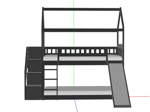 BUNK BED 3D Model