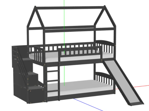 BUNK BED 3D Model