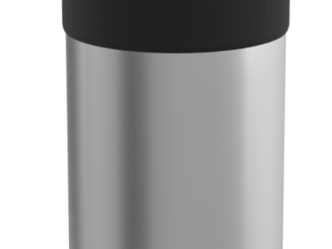 AmazonBasics Stainless Steel Dustbin Black 3D 模型