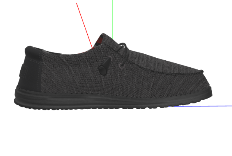 Hey Dude Mens Wally Sox Moc Toe Shoes 3Dモデル .c4d .max .obj .3ds .fbx .stl .blend 
