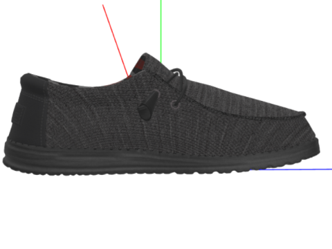 Hey Dude Mens Wally Sox Moc Toe Shoes 3Dモデル
