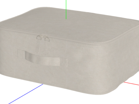 Reclining Computer Desk Chair with Footrest 3Dモデル