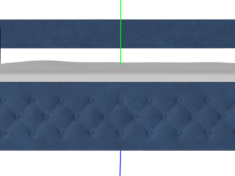 Sofa Bed with Trundle Modelo 3D