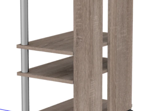 FMD TV-Hi-Fi Shelf 3D Model