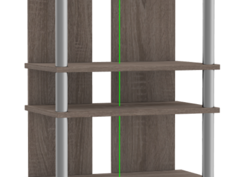 FMD TV-Hi-Fi Shelf Model 3D