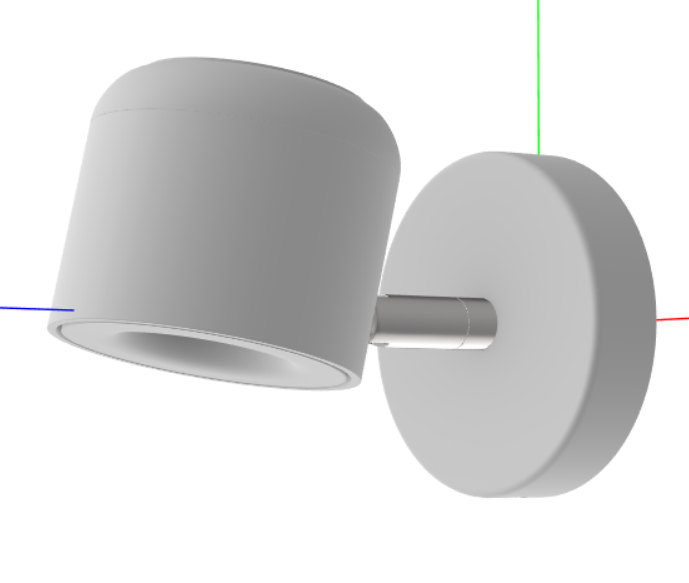 NZDY Led Wall Lamp Nordic Minimalist Mirror Headlight Corridor Aisle Lights Wall Lamp 3Dモデル .c4d .max .obj .3ds .fbx .stl .blend 