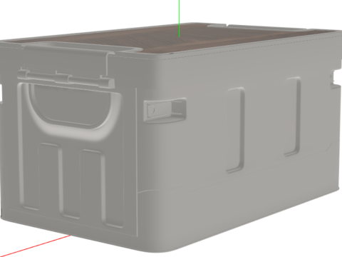 Collapsible Storage Box 3D 模型