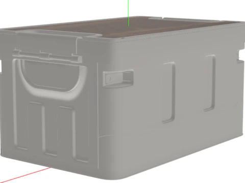 Розбірна коробка для зберігання 3D Модель