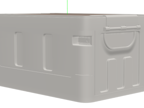 Collapsible Storage Box 3D 模型