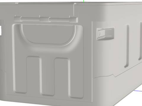 Collapsible Storage Box 3D 模型