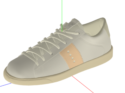 ECCO Womens Street Lite W Sneaker 3Dモデル