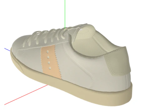 ECCO レディース ストリート ライト W スニーカー 3Dモデル