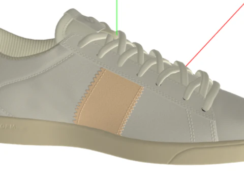 ECCO レディース ストリート ライト W スニーカー 3Dモデル