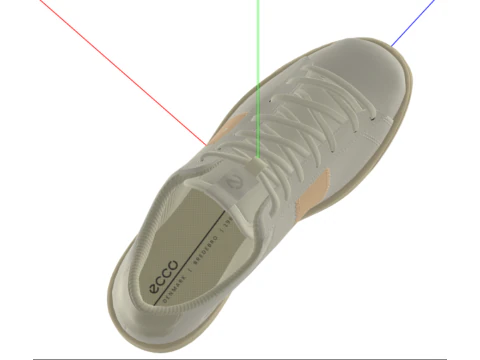 ECCO レディース ストリート ライト W スニーカー 3Dモデル
