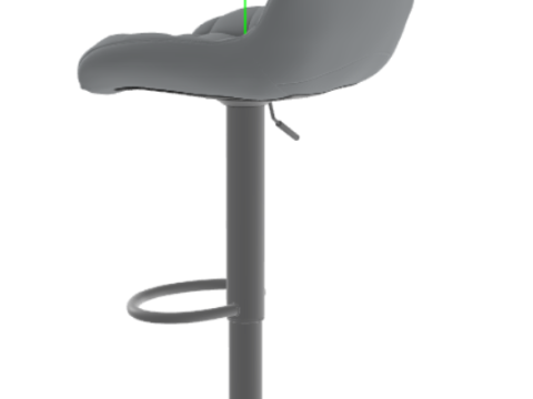 YOUTASTE Grey Bar Stools Modelo 3D