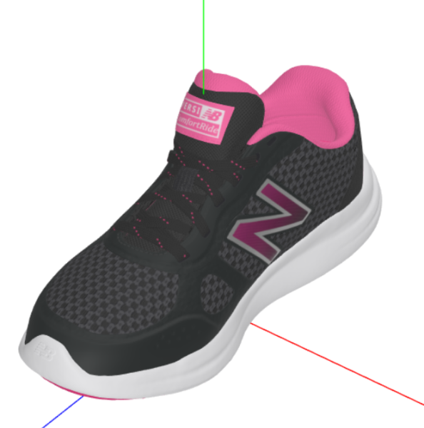 New Balance Womens Versi v1 Cushioning Running Shoe Modello 3D .c4d .max .obj .3ds .fbx .stl .blend 