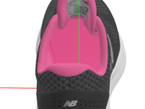 New Balance Womens Versi v1 Cushioning Running Shoe Modello 3D