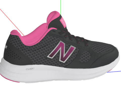 New Balance Womens Versi v1 Cushioning Running Shoe Modello 3D