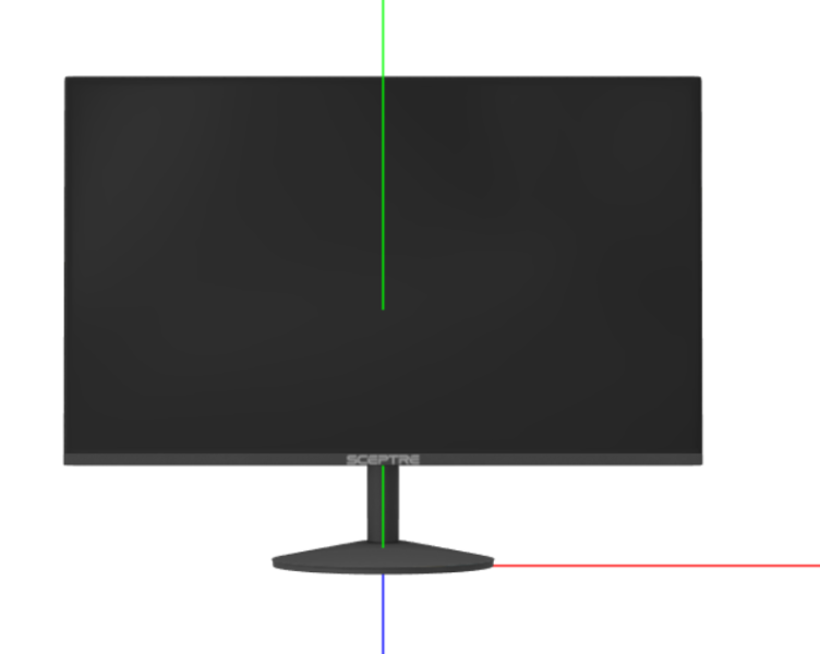 Sceptre LED Monitor HDMI VGA Build-in Speakers Modèle 3D .c4d .max .obj .3ds .fbx .stl .blend 