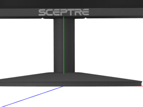 Sceptre LED Monitor HDMI VGA Build-in Speakers Modèle 3D