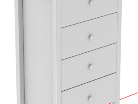 Chest of drawers Model 3D