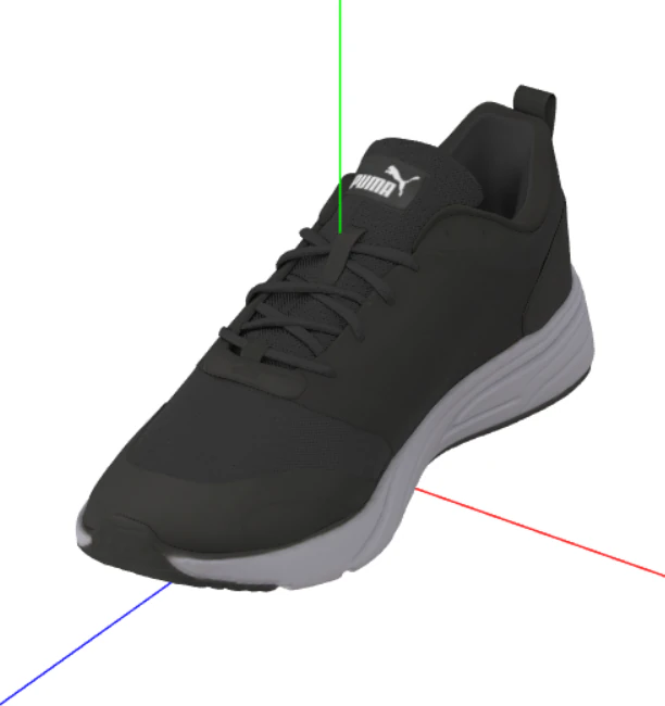PUMA Unisex Avionic Trainers 3D Model .c4d .max .obj .3ds .fbx .stl .blend 