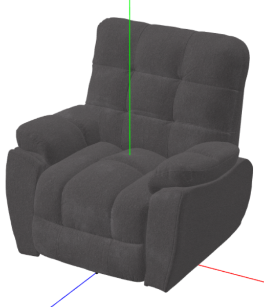 BOSMILLER Massage Oversize Recliner Chair Model 3D .c4d .max .obj .3ds .fbx .stl .blend 