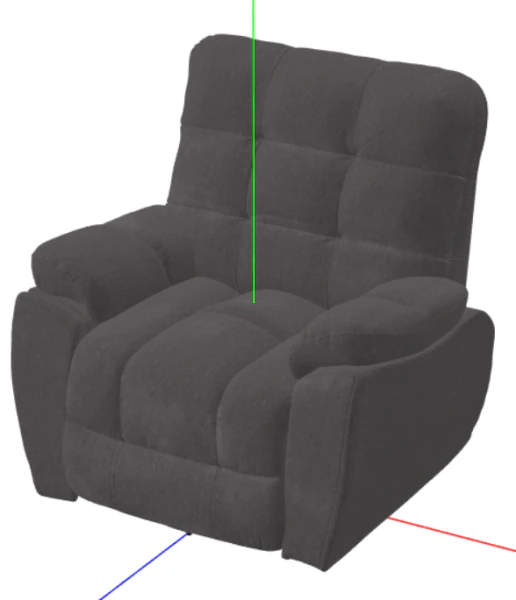 Cadeira reclin&aacute;vel de tamanho grande para massagem BOSMILLER Modelo 3D .c4d .max .obj .3ds .fbx .stl .blend 