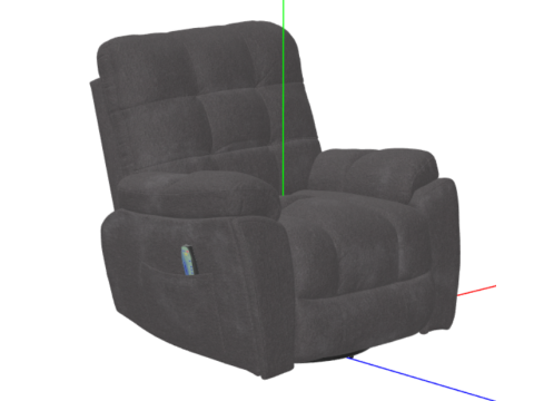 BOSMILLER Massage Oversize Recliner Chair Model 3D
