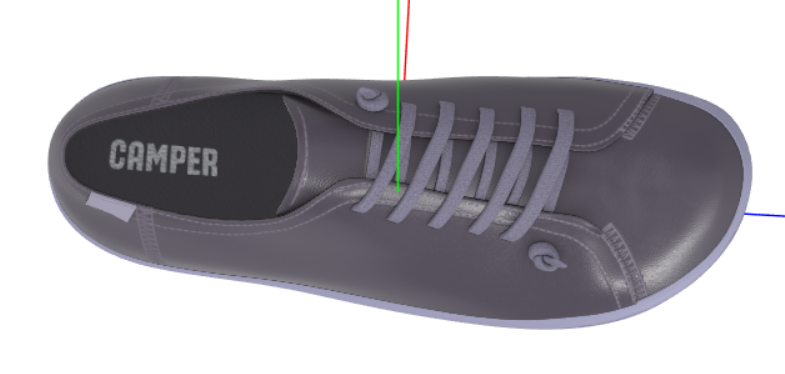 Camper Mens Peu Cami Sneaker 3D 模型 .c4d .max .obj .3ds .fbx .stl .blend 