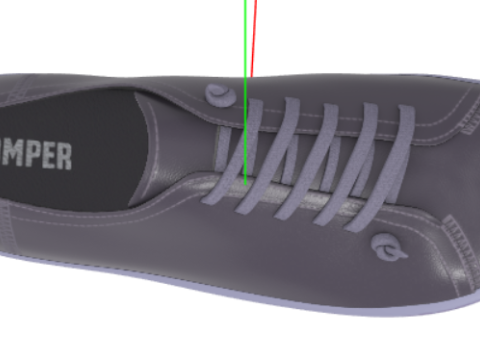 Camper Mens Peu Cami Sneaker 3Dモデル