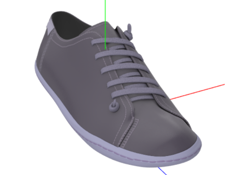 Camper Mens Peu Cami Sneaker 3D 模型