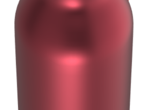 Mosh Japan MOSH Stainless Steel Milk Bottle 3D Model