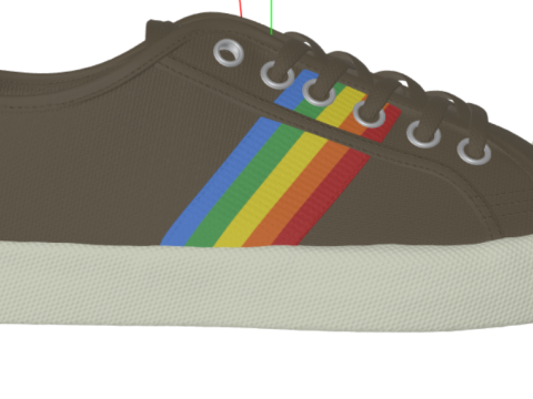 Gola Womens Coaster Rainbow 3D Модель