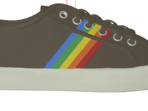 Gola Womens Coaster Rainbow 3D Model