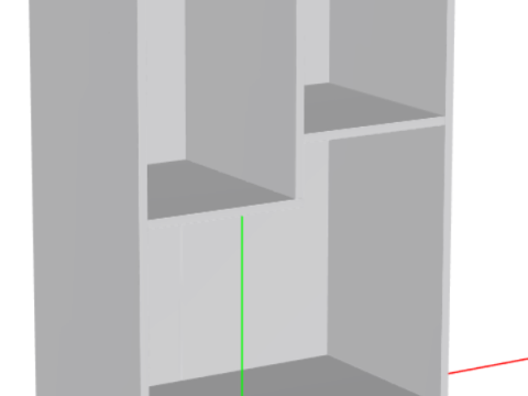 Record Cabinet Modèle 3D