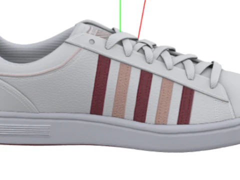 K-Swiss dames Court WinstonSneakers 3D Model