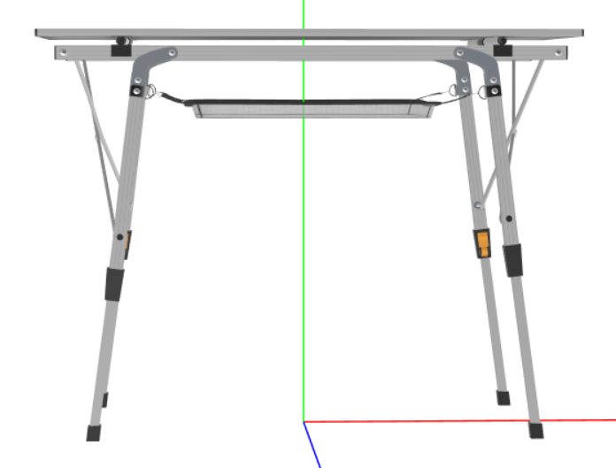 Camping Tables That Fold Up Lightweight Model 3D .c4d .max .obj .3ds .fbx .stl .blend