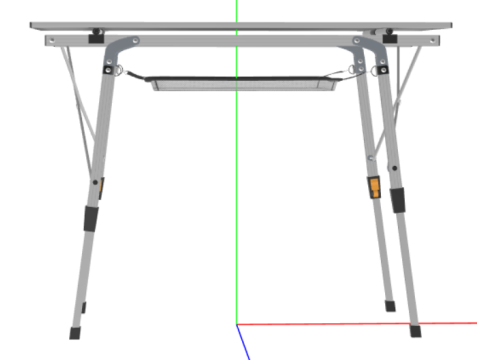 Camping Tables That Fold Up Lightweight 3D Model