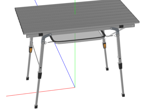 Camping Tables That Fold Up Lightweight Model 3D