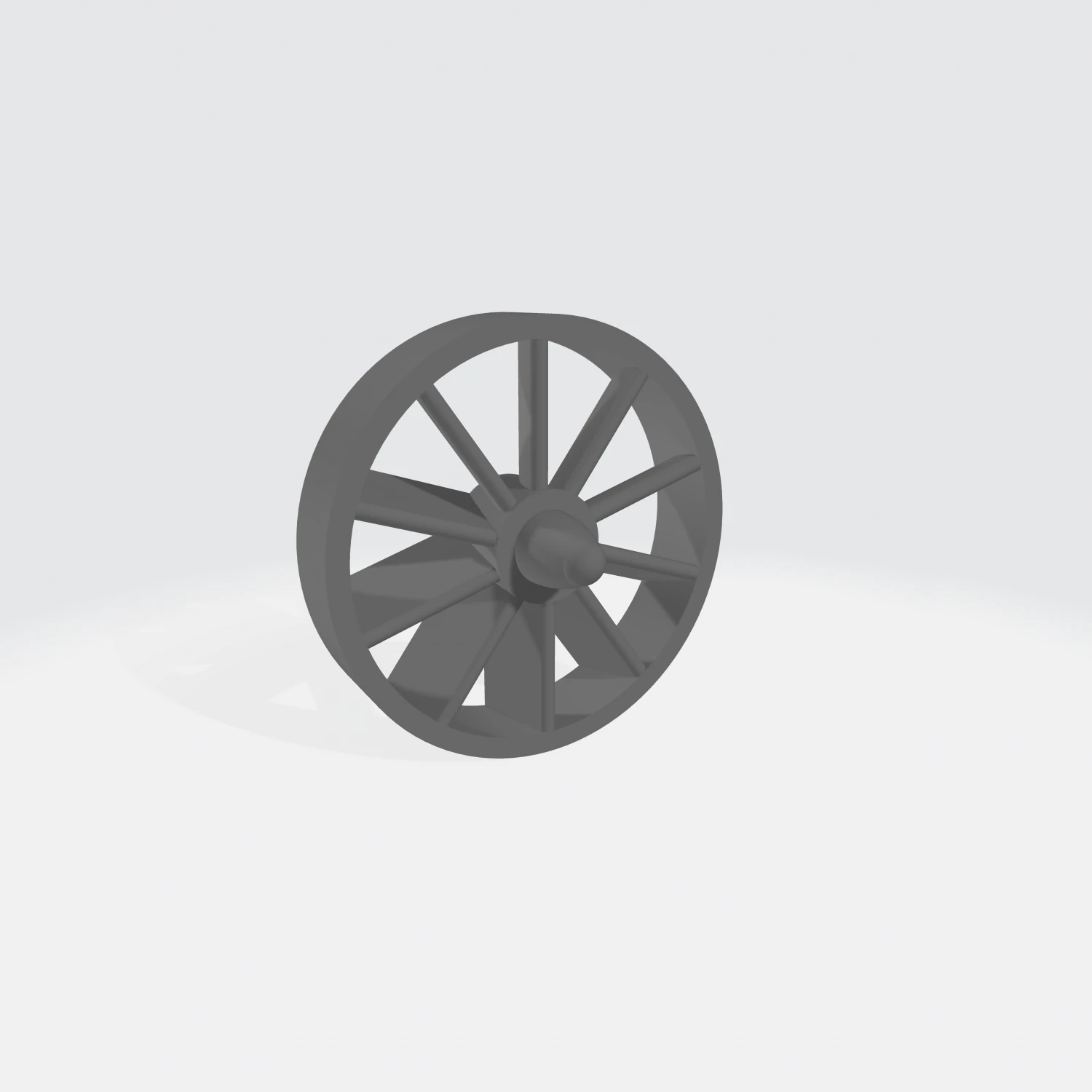 Impeller 3D Print Model .c4d .max .obj .3ds .fbx .stl .blend 